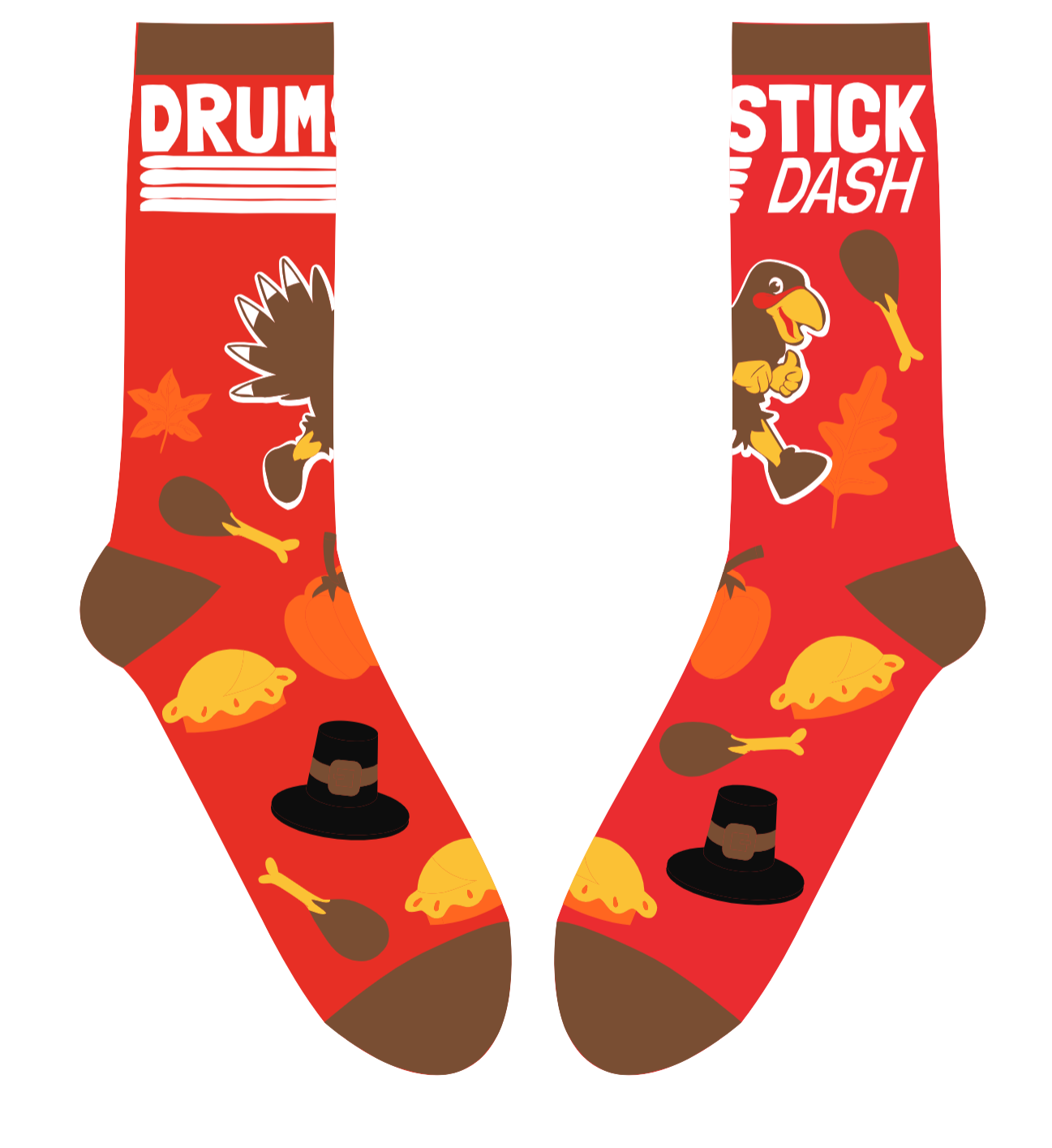 Dash Athletic Socks In Red