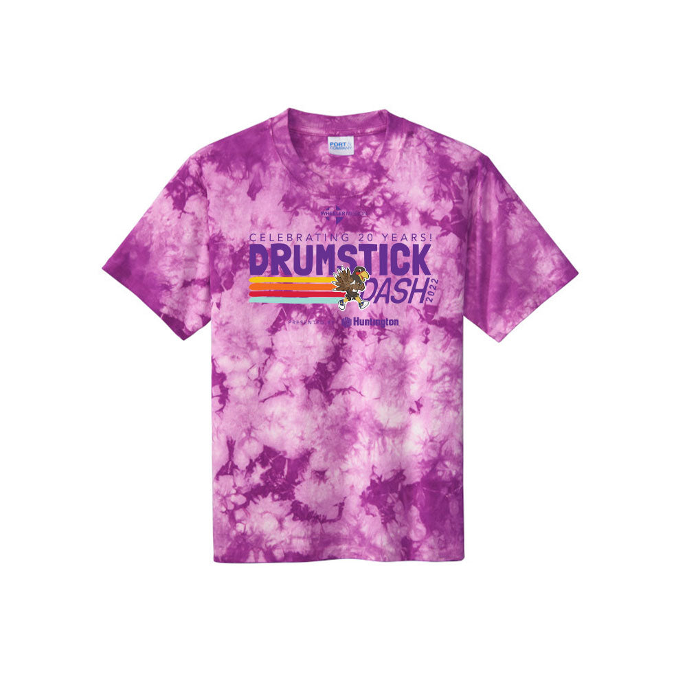 Drumstick Dash Youth Crystal Tie-Dye Tee
