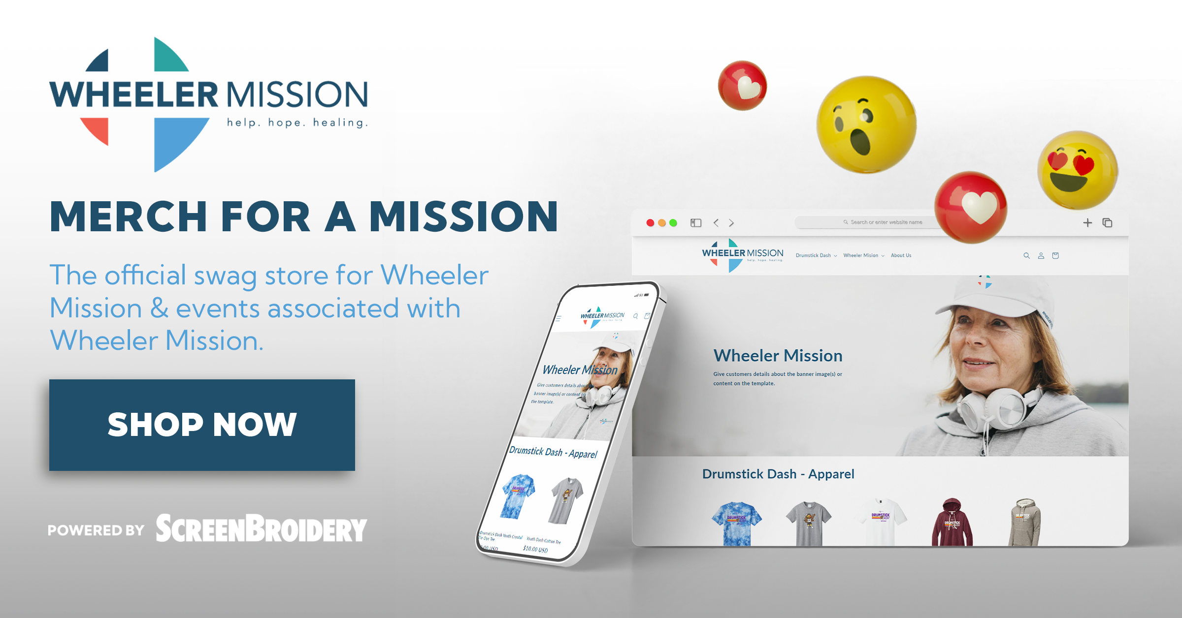 About Us Wheeler Mission Merch