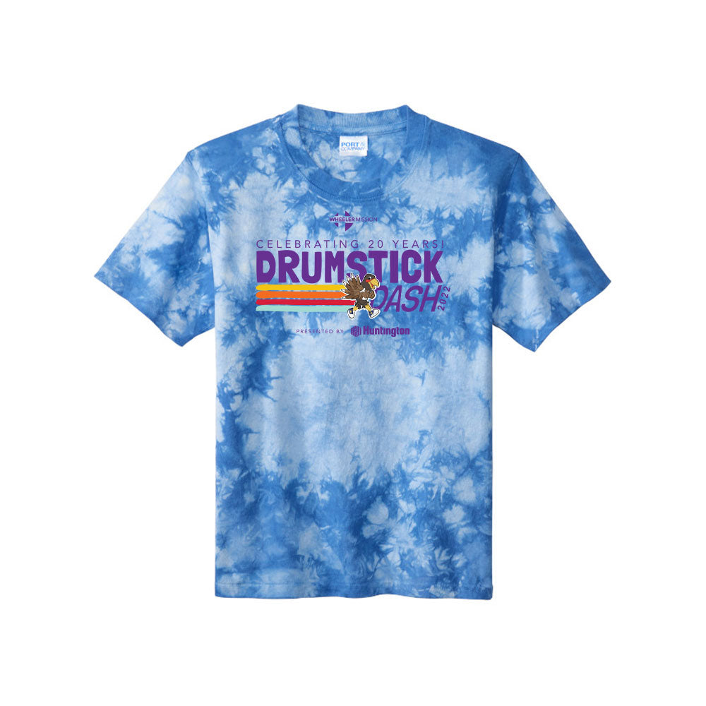 Drumstick Dash Youth Crystal Tie-Dye Tee
